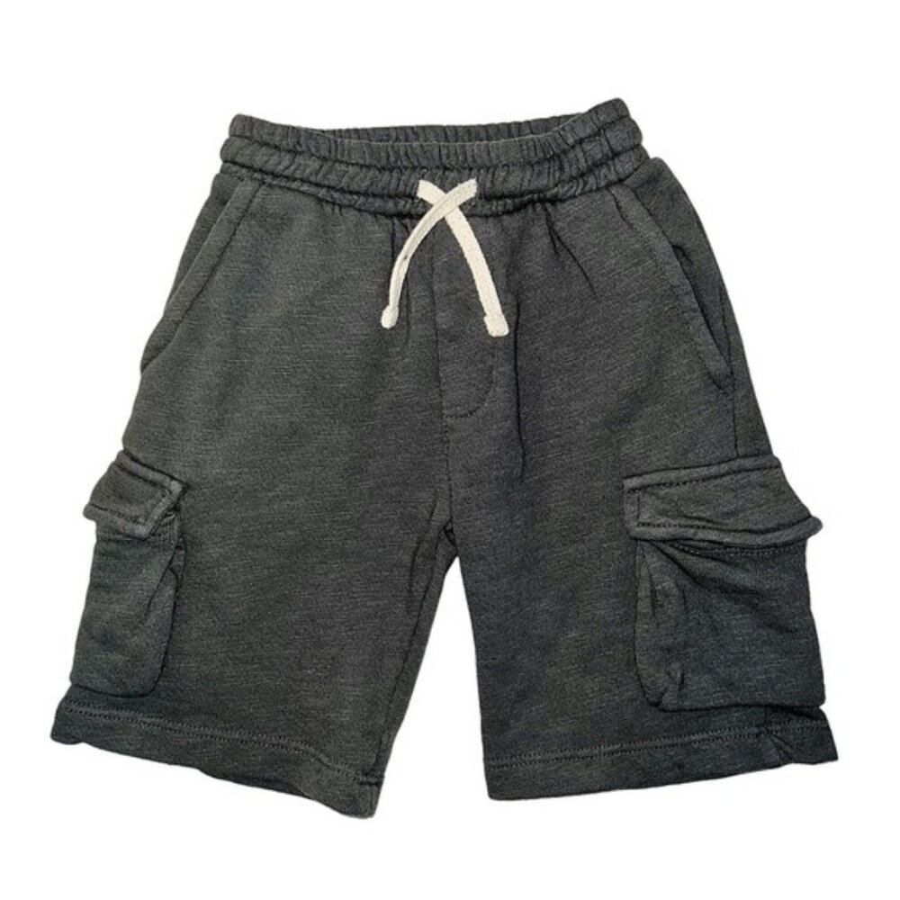 Californian Vintage Cargo Short in Charcoal